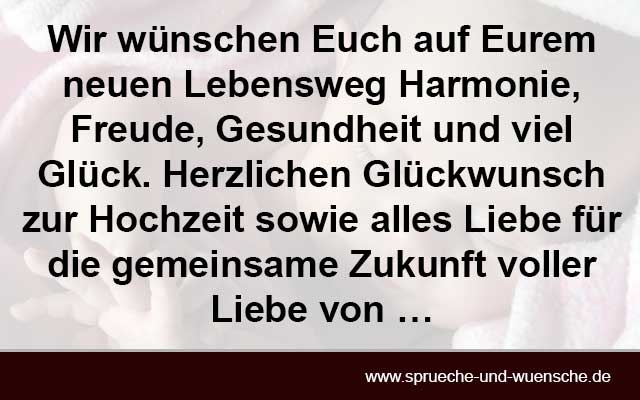 Die 10 besten Glückwünsche zur Hochzeit zum Gratulieren & für Karten