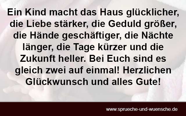 besonders schöner Glückwunsch zur Geburt - Glückwünsche zur Geburt Platz 2