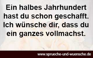 50. Geburtstag Spruch - Sprüche zum 50. Geburtstag Platz 5