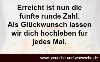 Glückwünsche zum 50. Geburtstag - Sprüche zum 50. Geburtstag Platz 8