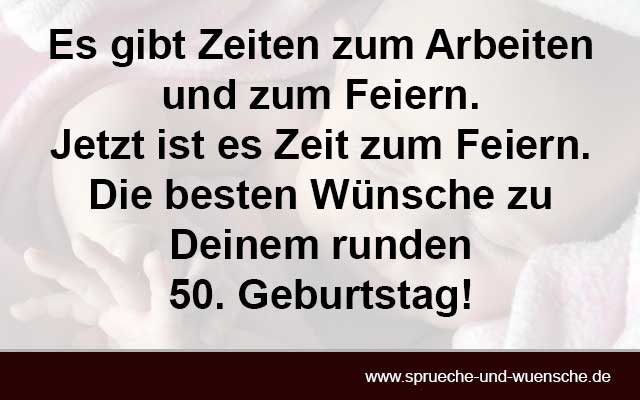 lustiger Spruch zum 50. Geburtstag - Sprüche zum 50. Geburtstag Platz 6