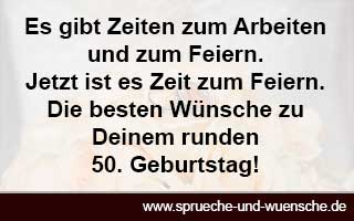 lustiger Spruch zum 50. Geburtstag - Sprüche zum 50. Geburtstag Platz 6