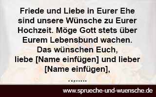 Wünsche hochzeit besten alle zur Formulierungen für