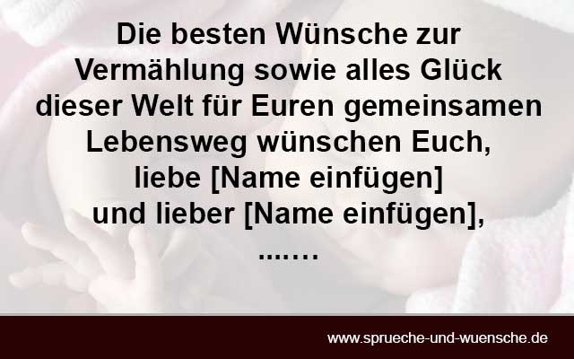 Glückwunsch zur Hochzeit - Glückwünsche zur Hochzeit Platz 9