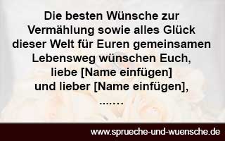 Glückwunsch zur Hochzeit - Glückwünsche zur Hochzeit Platz 9