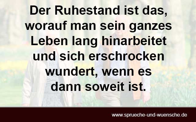 10 Schöne Sprüche zum Ruhestand, zur Pensionierung und Rente