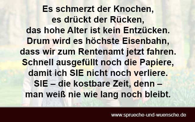 Sprüche zur Rente - Sprüche zum Ruhestand Platz 9